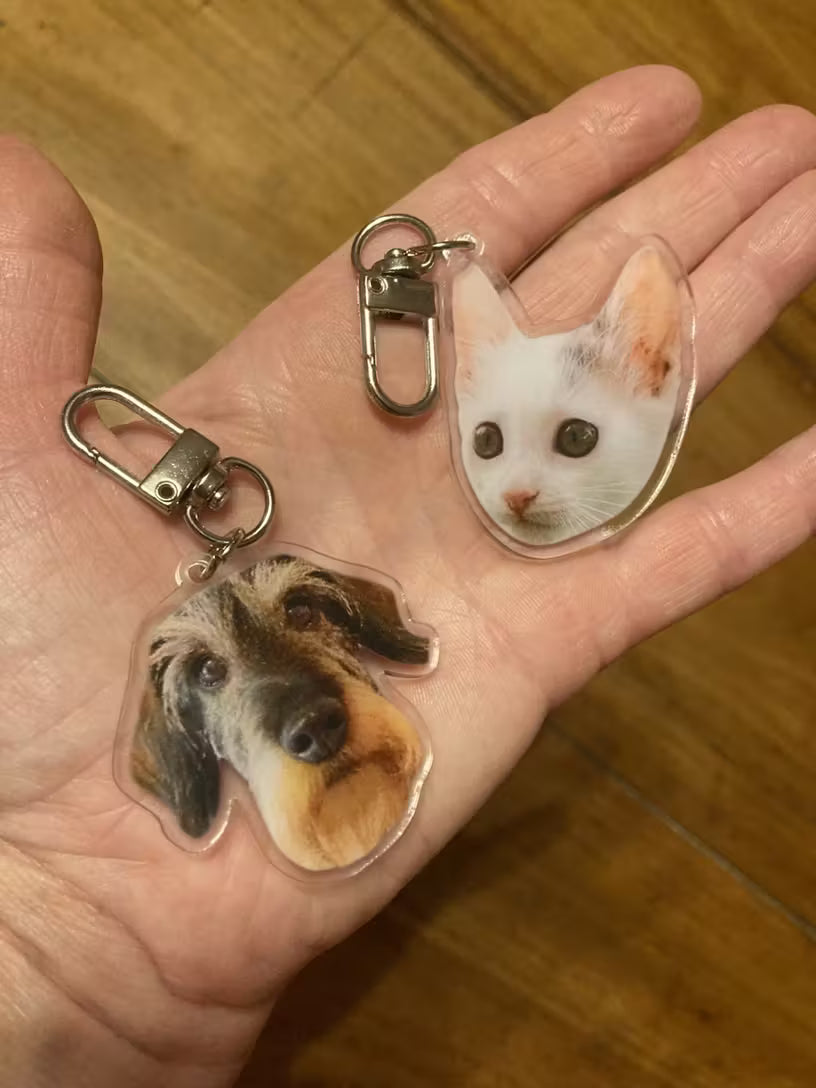 Custom Photo Keychain – Personalized Acrylic Keepsake