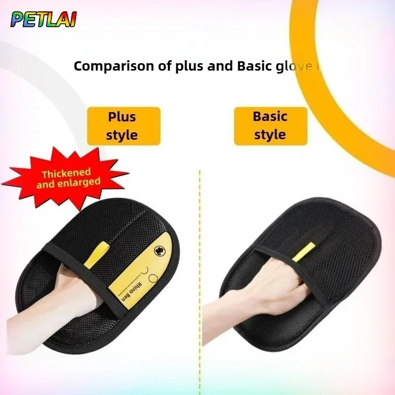 Reusable Pet Hair Removal Glove – Grooming & Furniture Cleaner for Cats, Dogs, Clothes and Carpets
